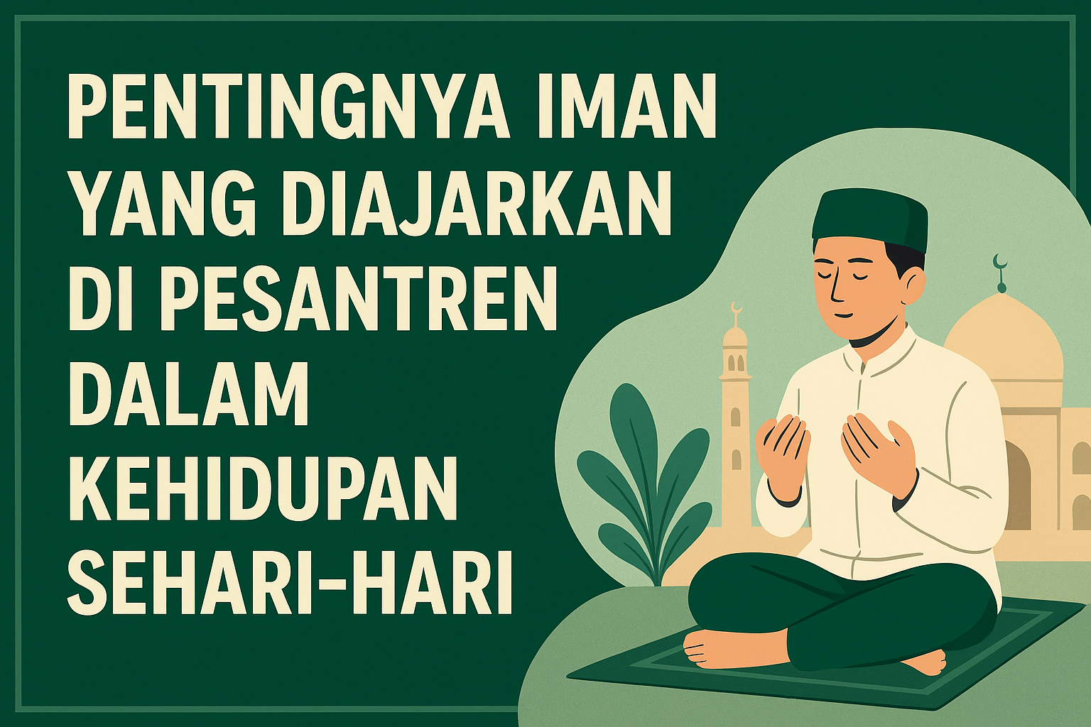 Pentingnya Iman yang Diajarkan di Pesantren dalam Kehidupan Sehari-hari