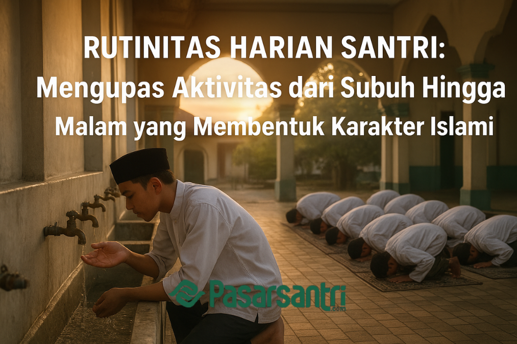 rutinitas harian santri